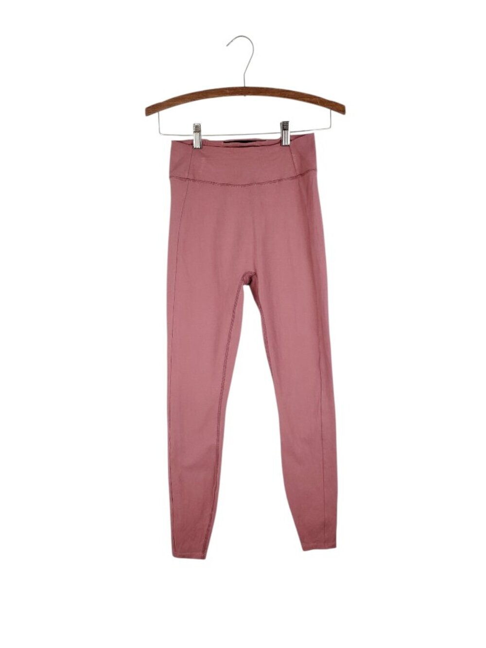 Halara NWT Cotton Blend Leggings High Rise Dusty Rose Pink Womens Small